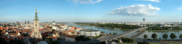 Bratislava Panorama. Hyr en bil på Billeje.info